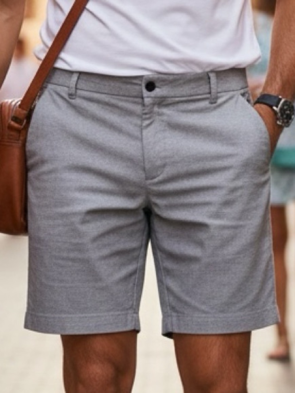 LULULEMON ATHLETICA Commission Grey Shorts